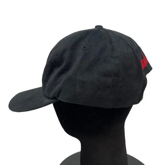 Marlboro Tobacco Cigarettes Hat Strapback Cap Vintage Retro Big M Cowboy 90's - Picture 4 of 9